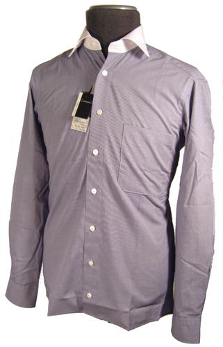 'The Special' - DOUBLE TWO Mod Two-Tone Shirt (Bl)